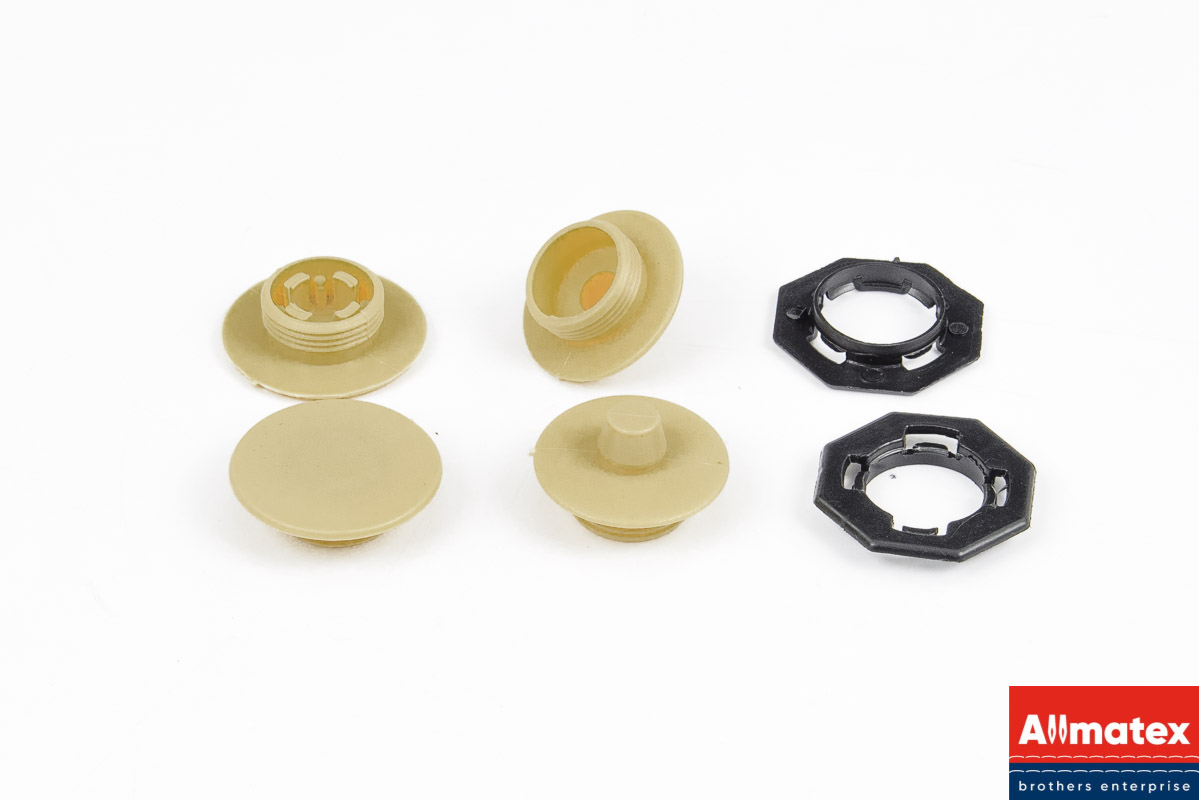 Клипса для 3D ковров (4части) бежевая