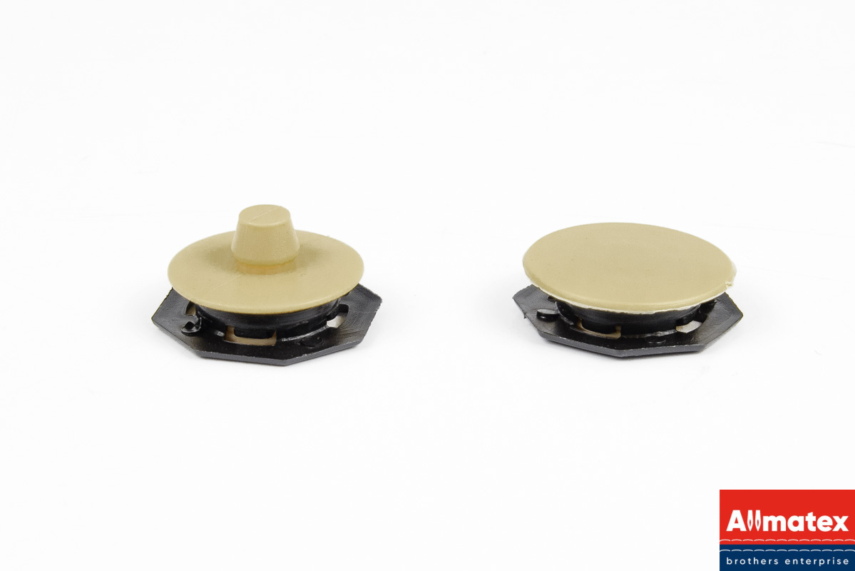 Клипса для 3D ковров (4части) бежевая