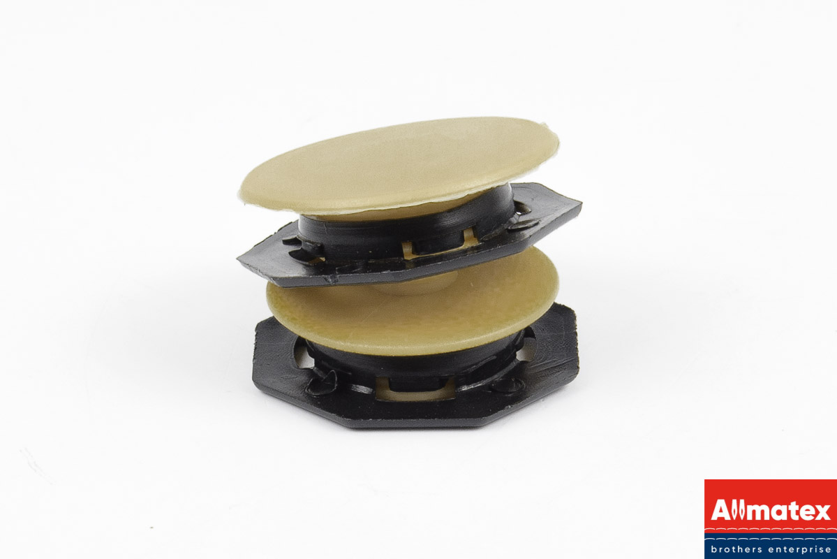 Клипса для 3D ковров (4части) бежевая