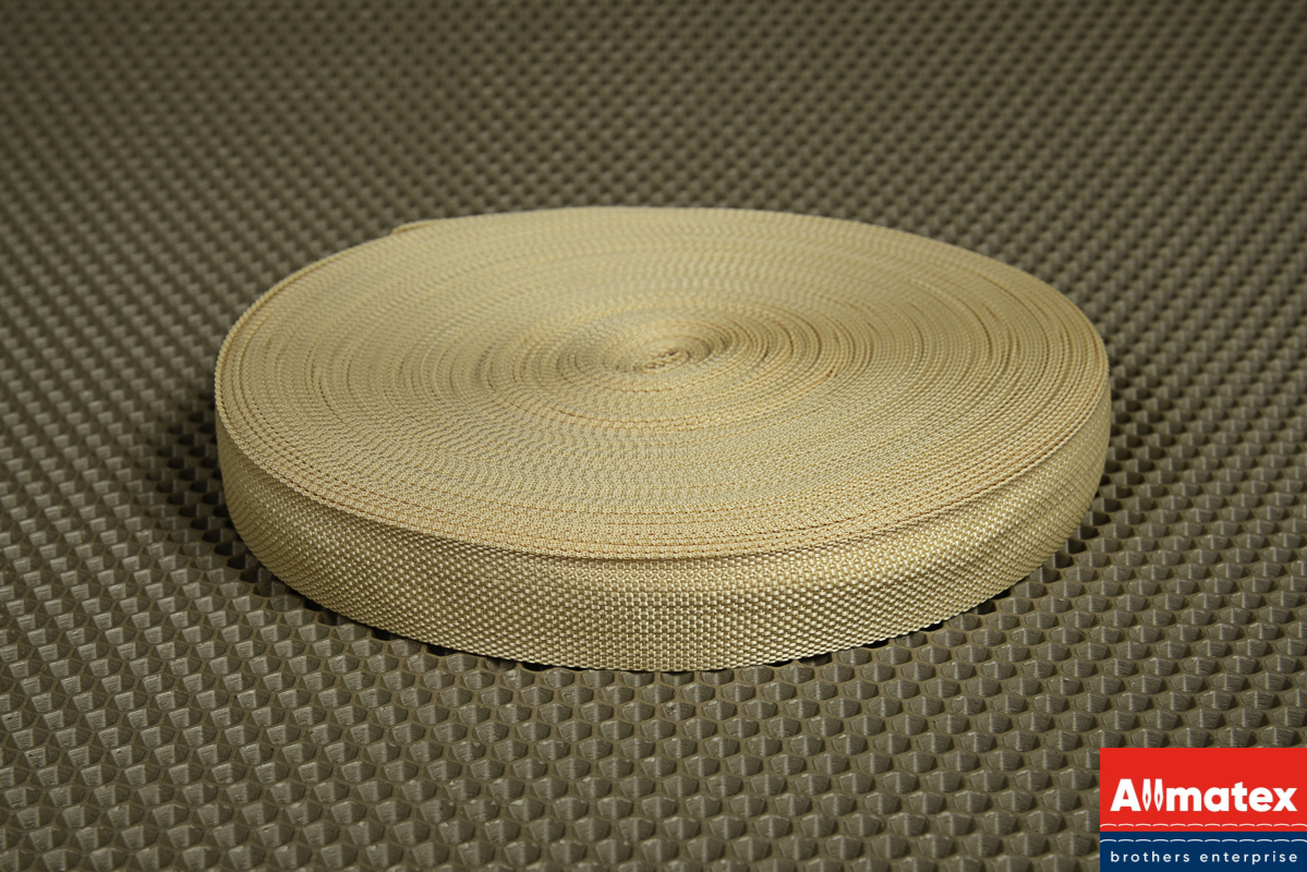 Стропа окантовочная золотая 30 мм