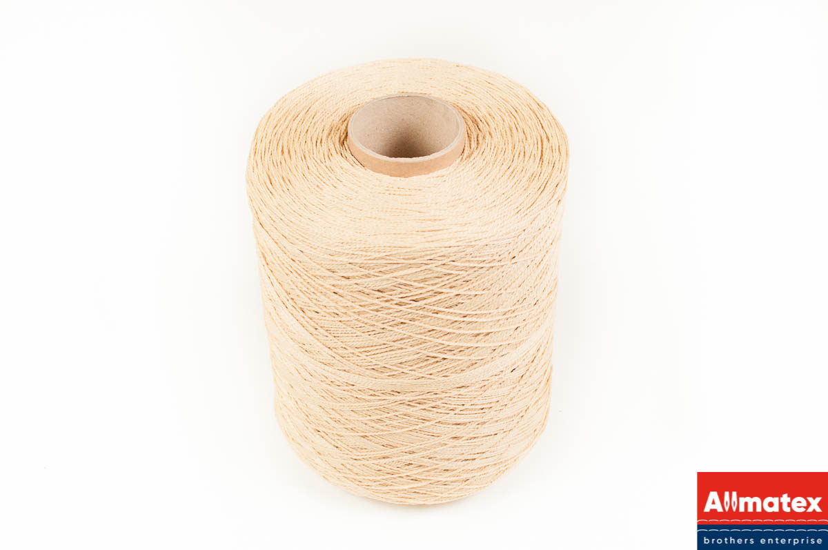 Нить каблированная бежевая