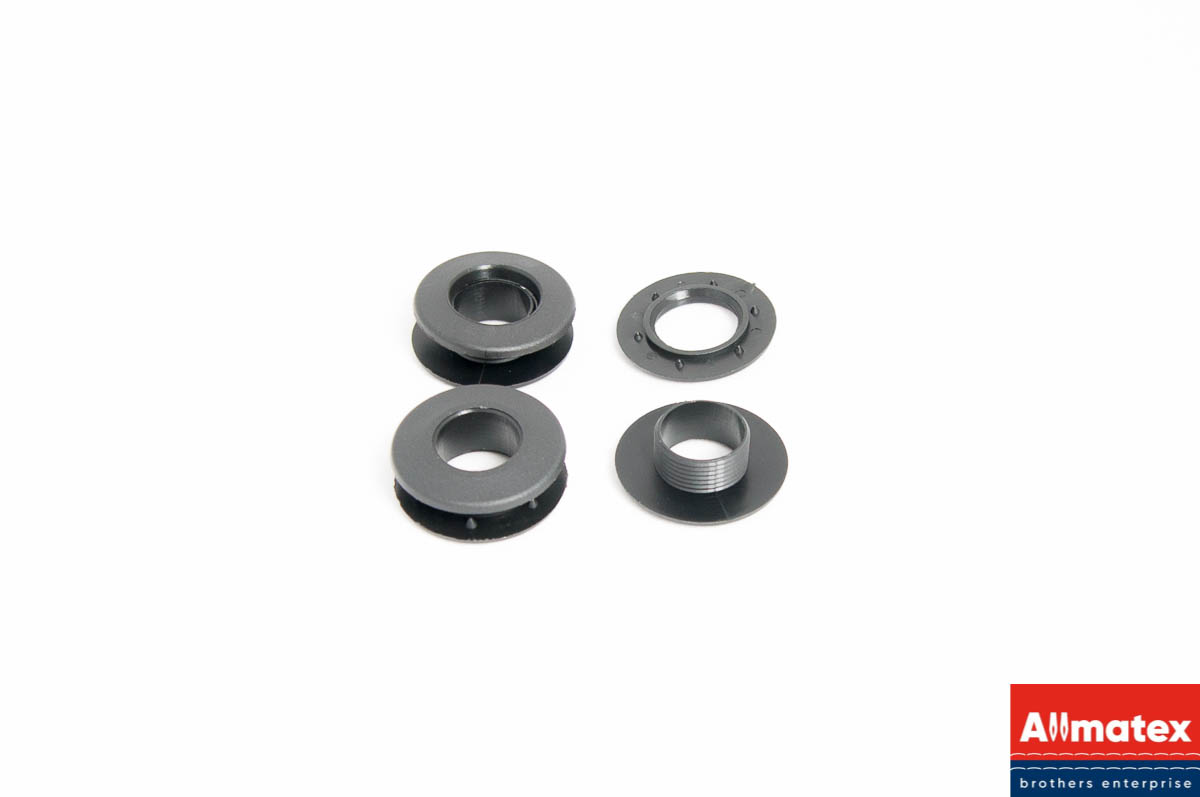 Люверс пластиковый длинный (l -11 мм, Ø14 мм) Люверс пластиковый длинный (l -11 мм, Ø14 мм)