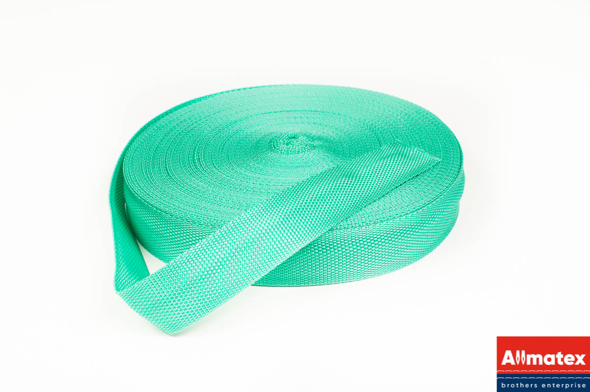Стропа окантовочная салатовая 30 мм