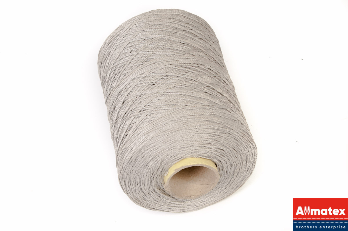 Нить каблированная светло серая