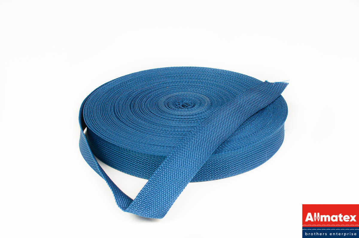 Стропа окантовочная синяя 30 мм