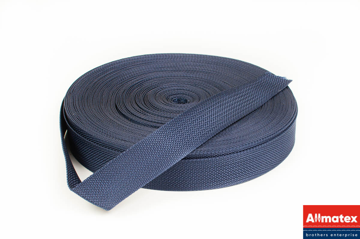 Стропа окантовочная темно-синяя 30 мм