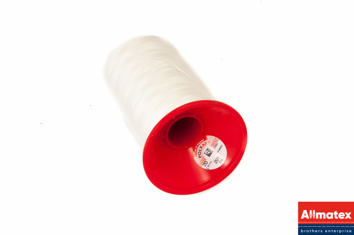 Нить Polyart №20 (130Л) белая 201