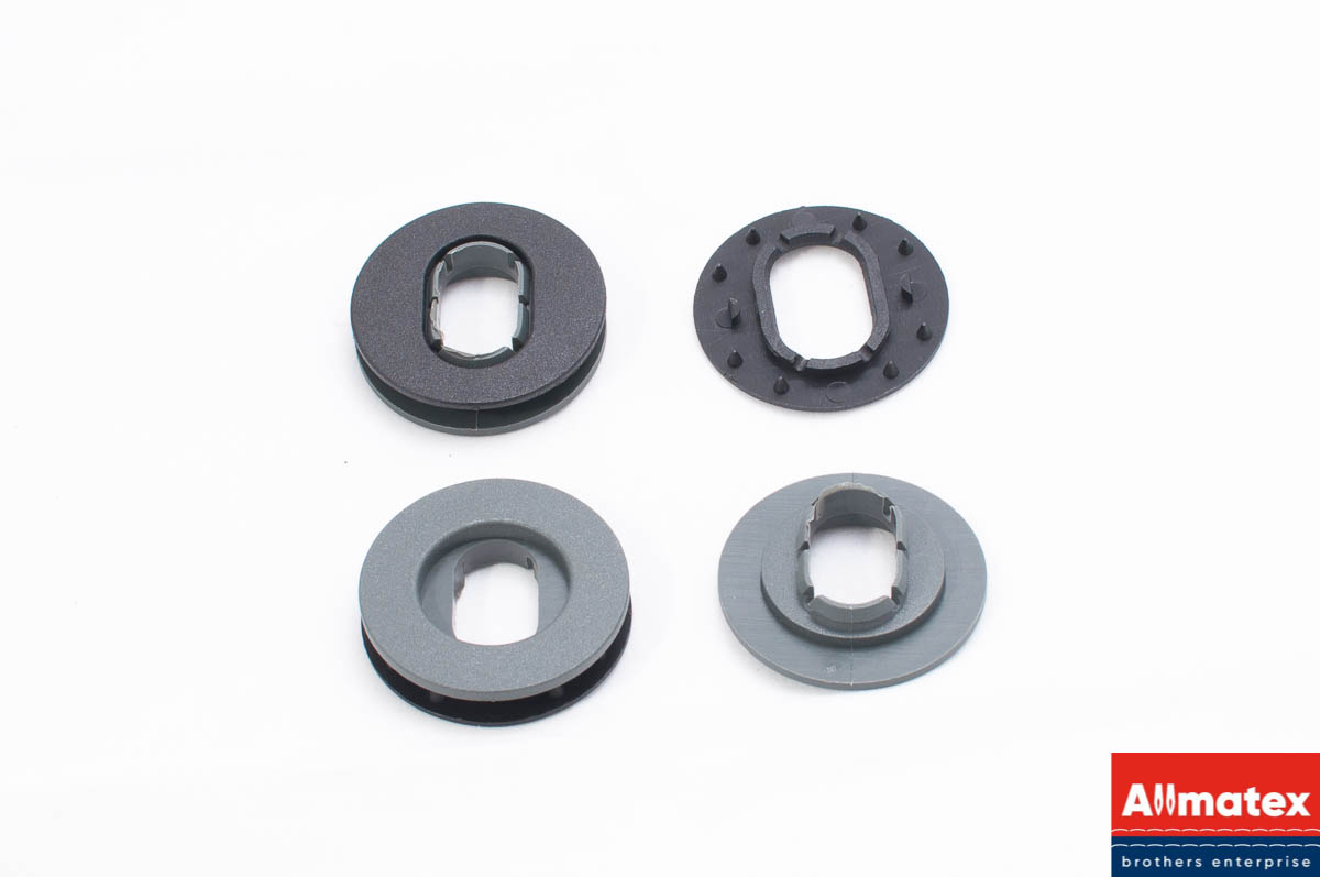 Клипса VW/Ford овал со штырьками серая OWAL2-G Клипса VW/Ford овал со штырьками серая OWAL2-G