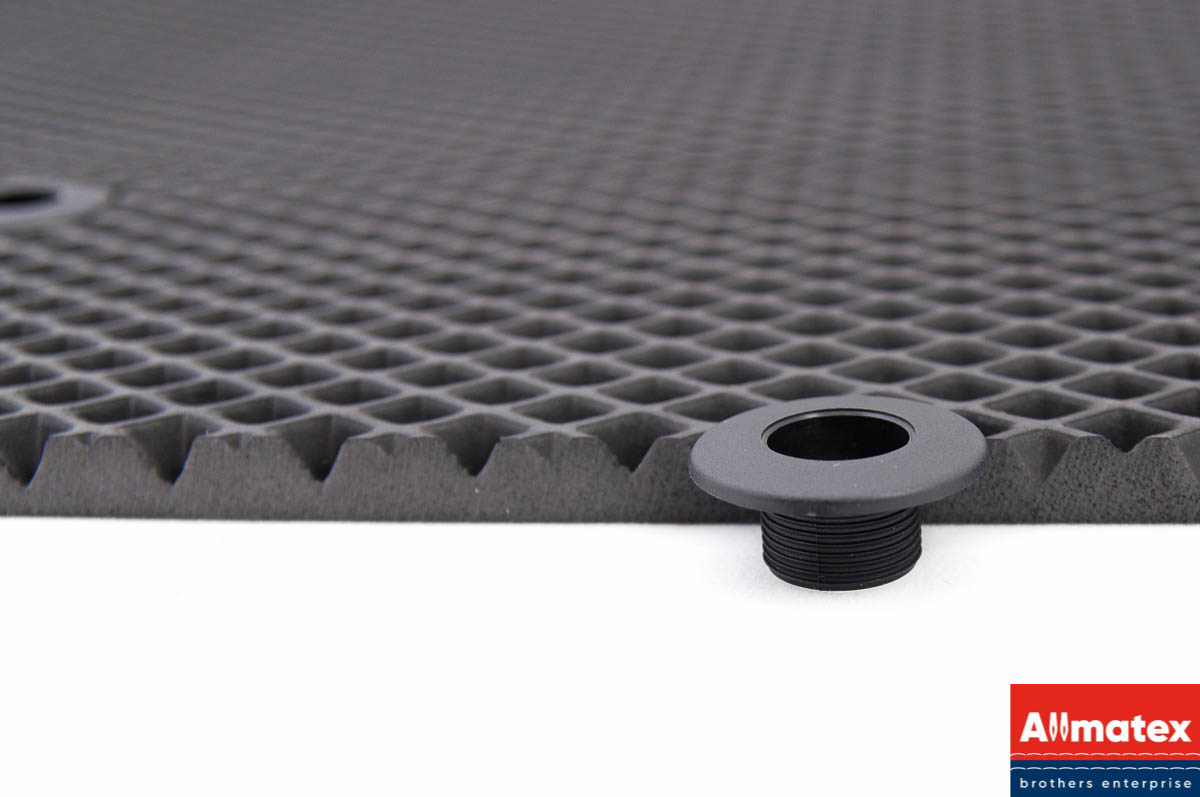 Люверс пластиковый длинный (l -11 мм, Ø14 мм)