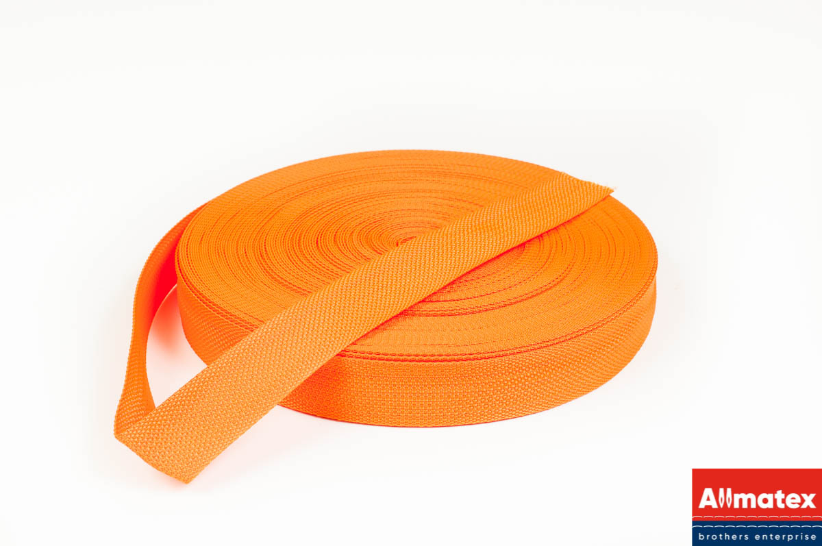Стропа окантовочная оранжевая 30 мм