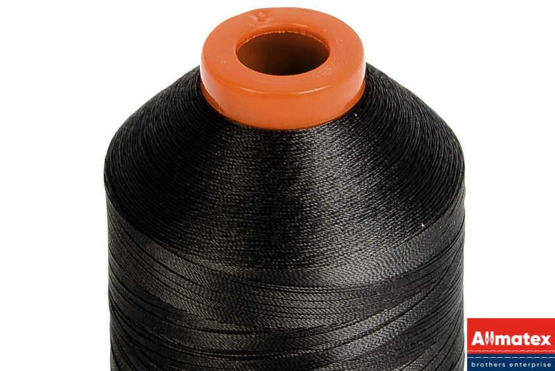 Нить Polyart №40 (75Л) черная 901