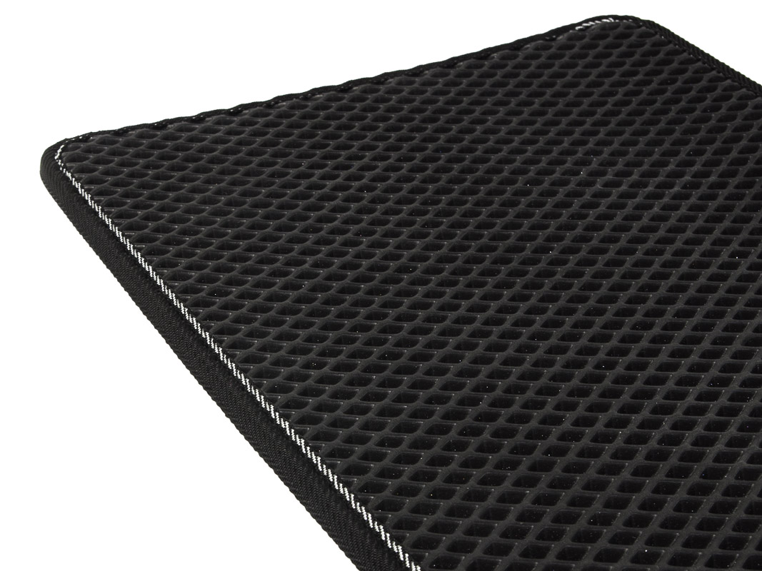 Стропа окантовочная чёрная с белой полосой 25 мм 