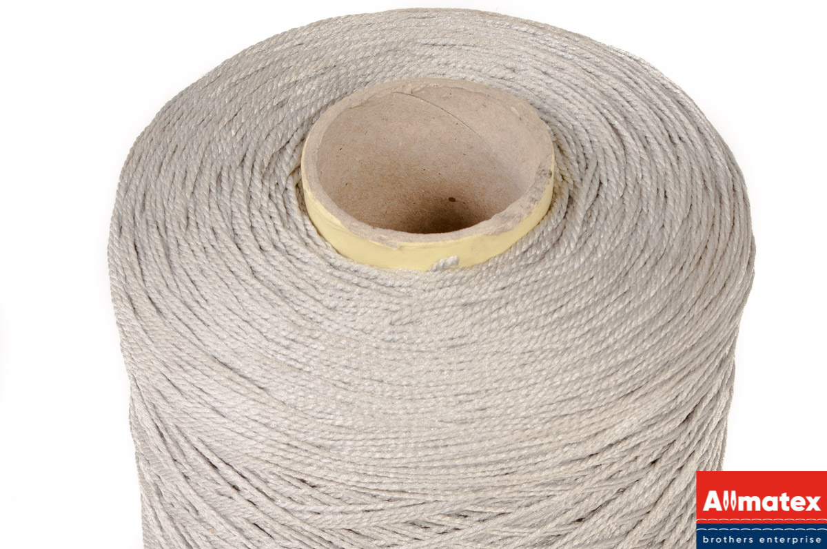 Нить каблированная светло серая