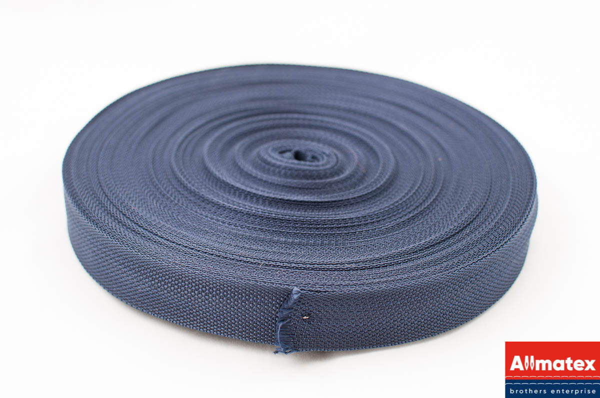 Стропа окантовочная темно-синяя 30 мм