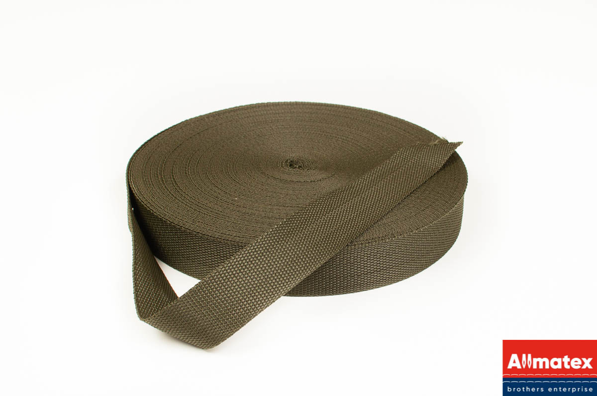 Стропа окантовочная оливковая 30 мм