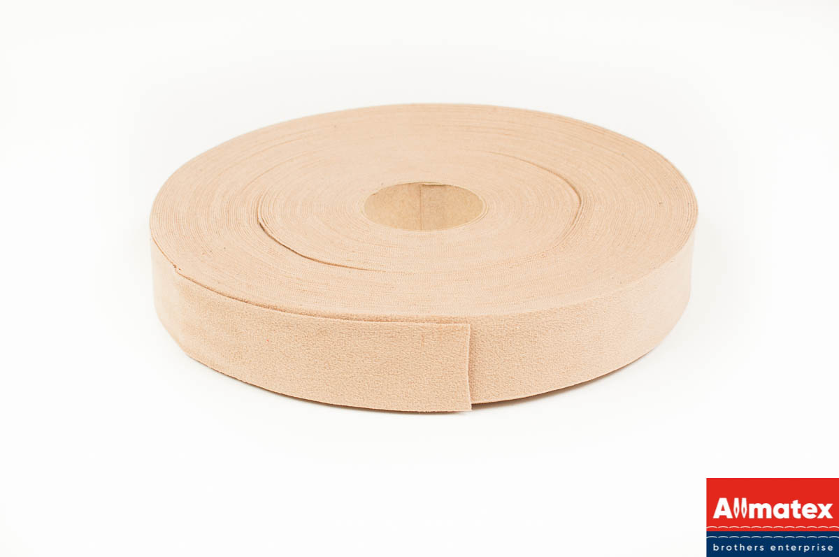 Лента бархатная MICROTEX бежевая 35 мм