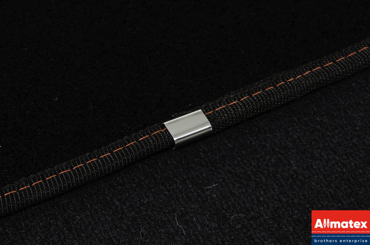 Клипса для окантовочной ленты хром