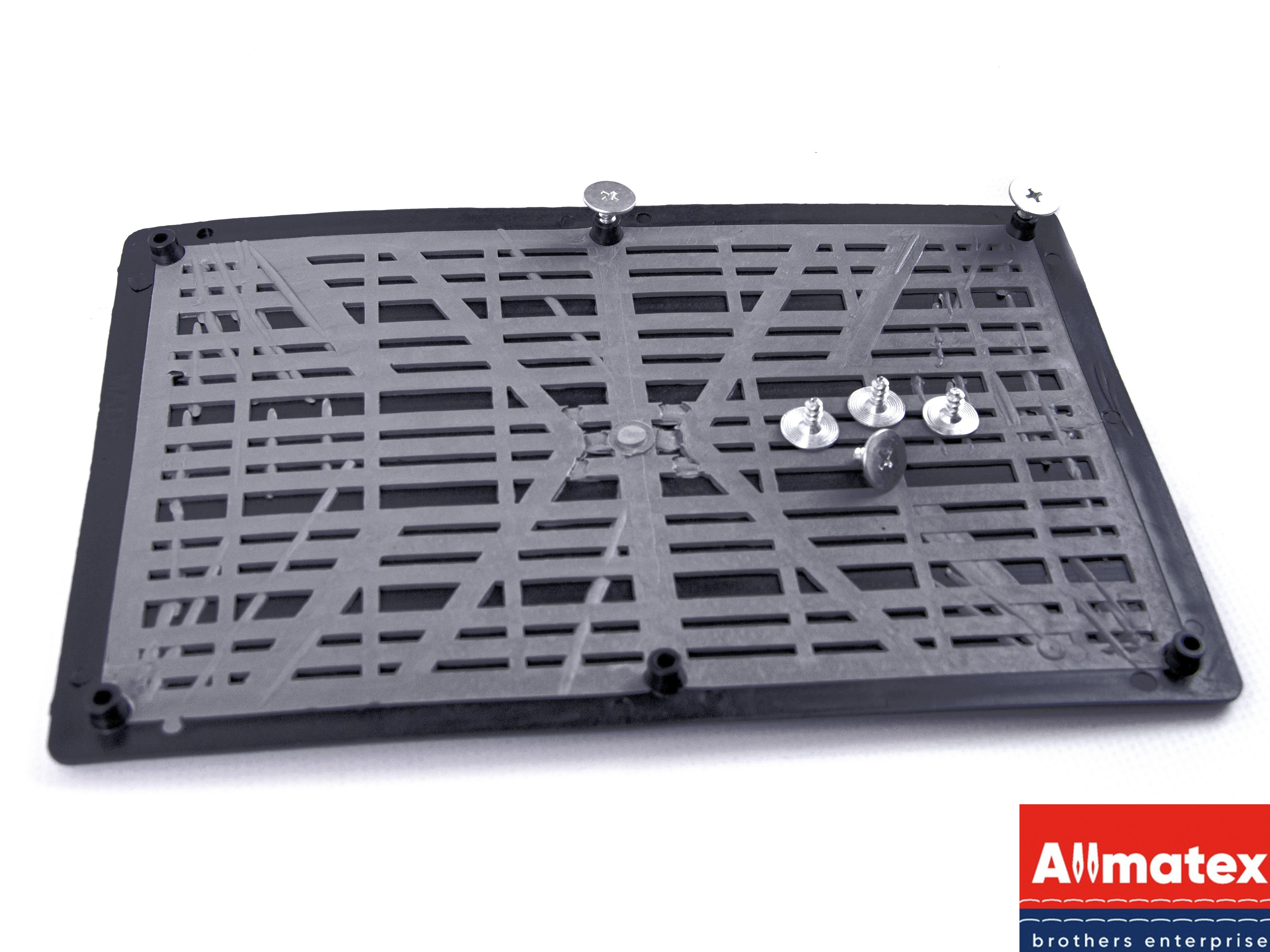 Подпятник пластиковый ABC-1 (серый)