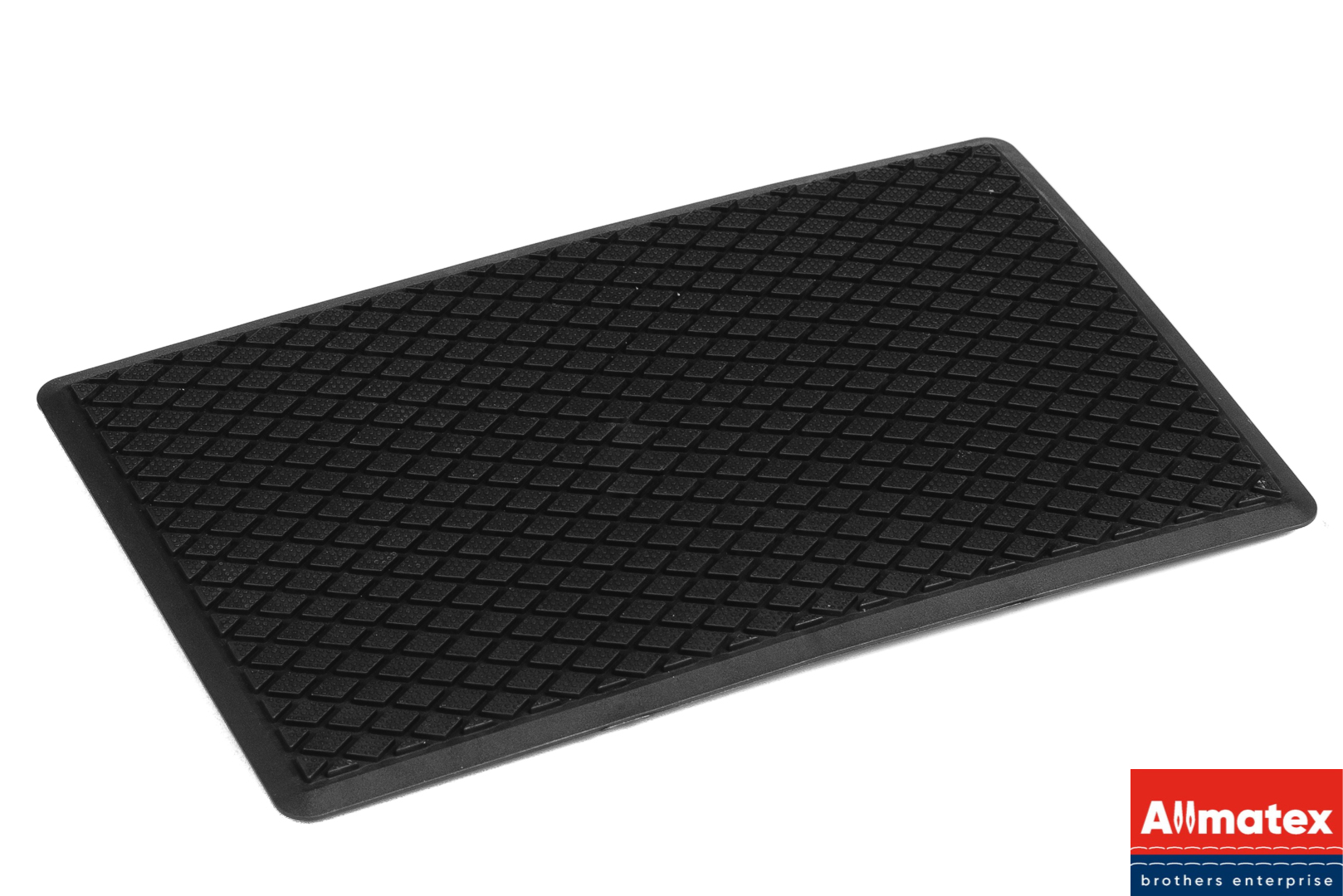 Подпятник пластиковый ALLMATEX ромб (черный) 