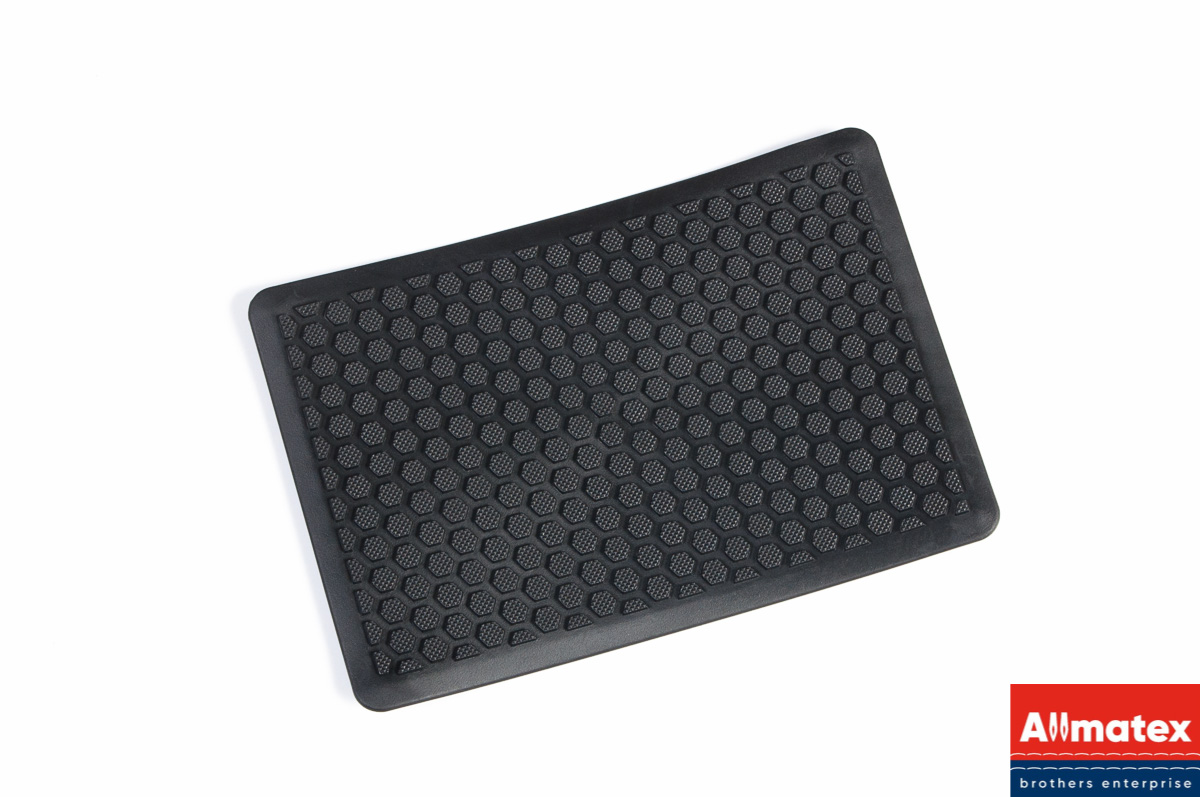 Подпятник пластиковый ALLMATEX сота (черный)  Подпятник пластиковый ALLMATEX сота (черный)