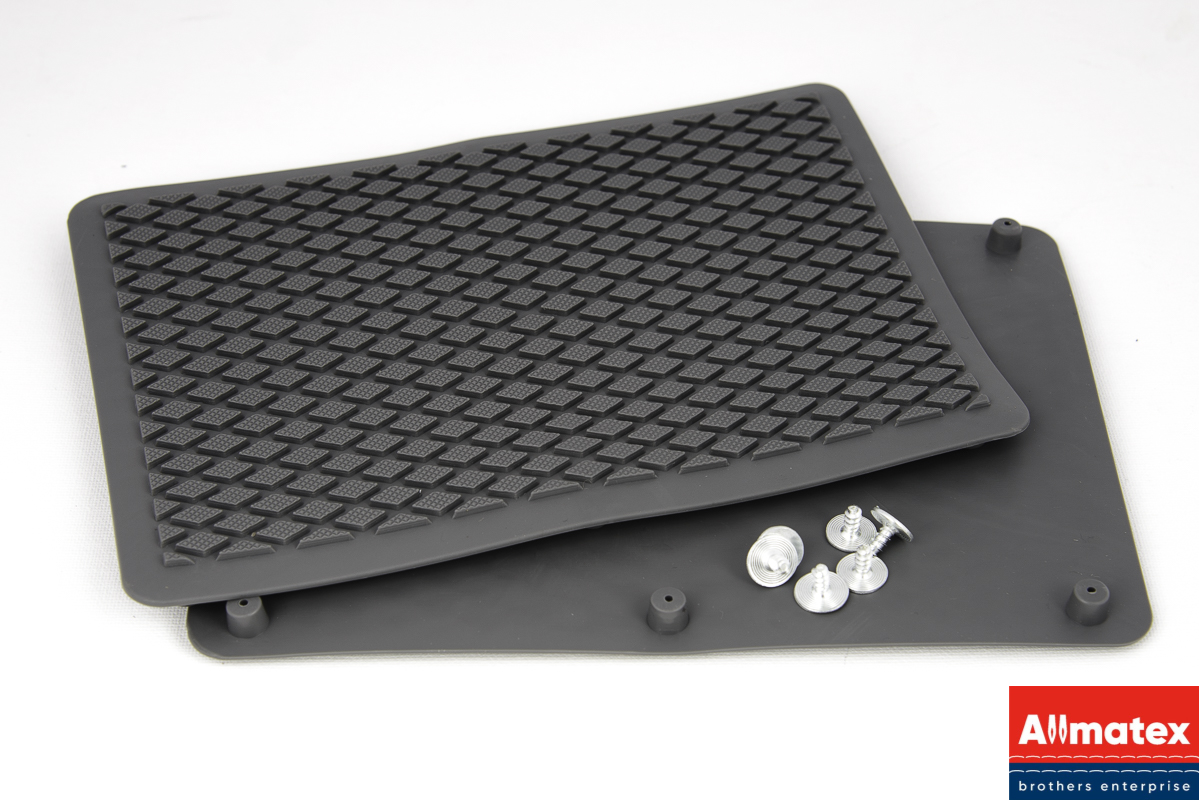 Подпятник полимерный TPR ромб (серый) Подпятник полимерный TPR ромб (серый)