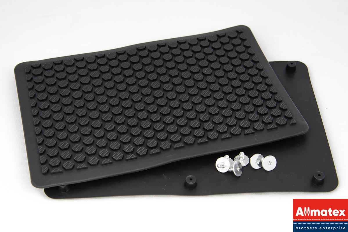 Подпятник полимерный TPR сота (черный) Подпятник полимерный TPR сота (черный)