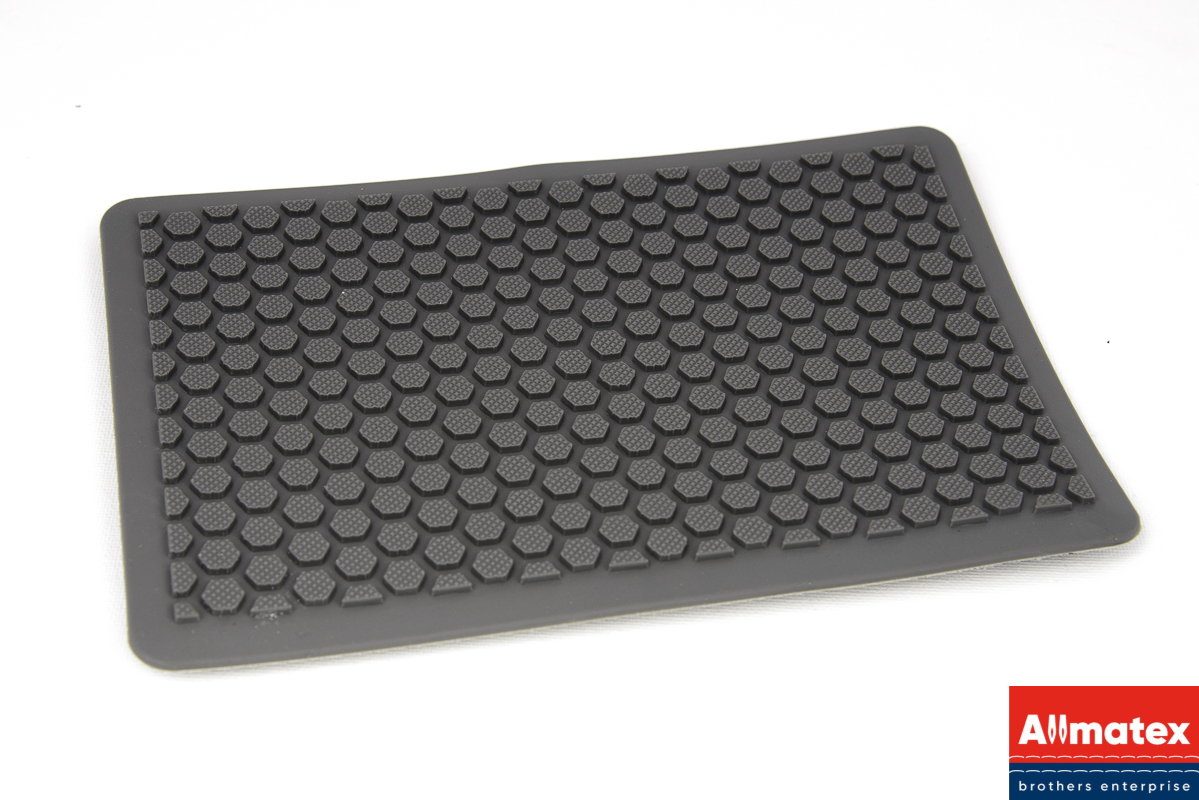 Подпятник полимерный TPR сота (серый) Подпятник полимерный TPR сота (серый)