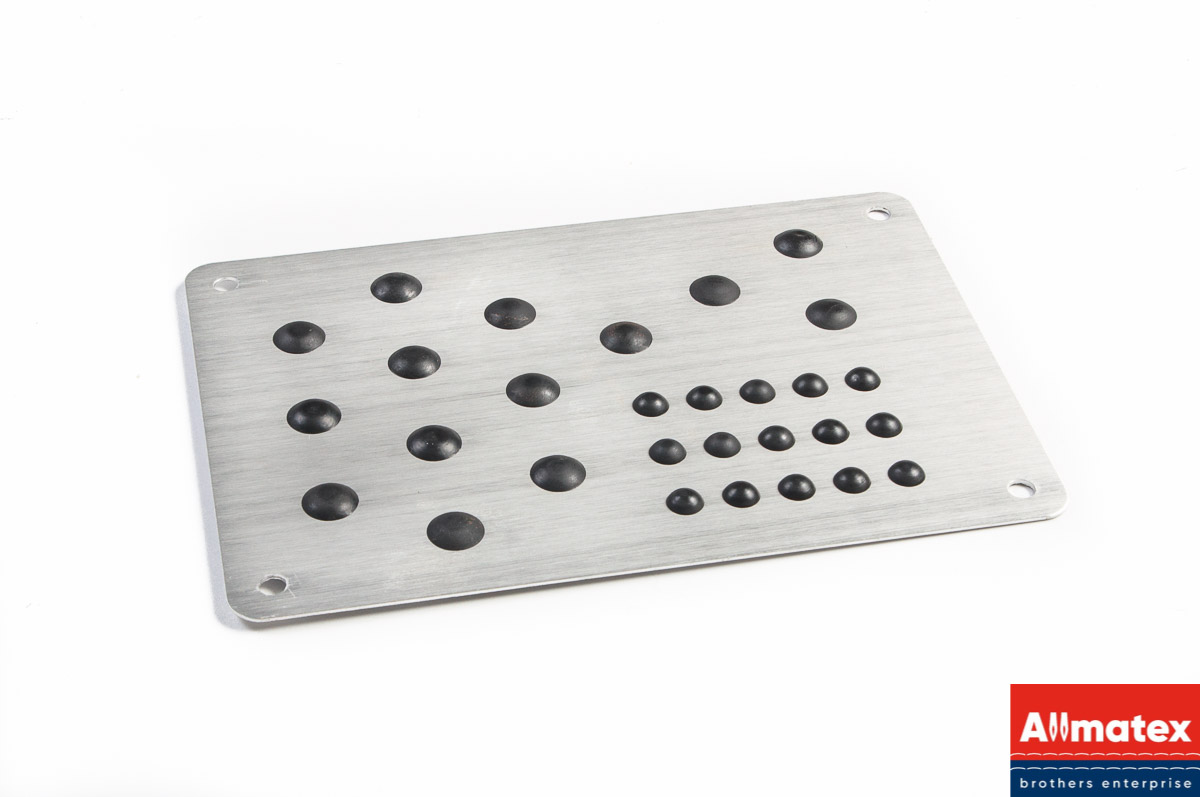 Подпятник алюминиевый XNX-5 шлифованный с креплением на болтах Подпятник алюминиевый XNX-5 шлифованный с креплением на болтах