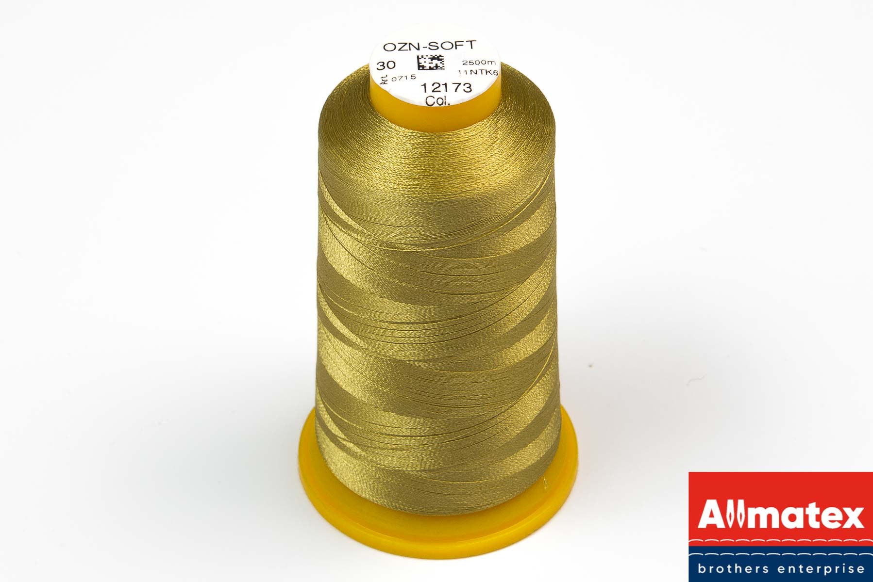 Нить Polyart №30 (80Л) темно-золотая 