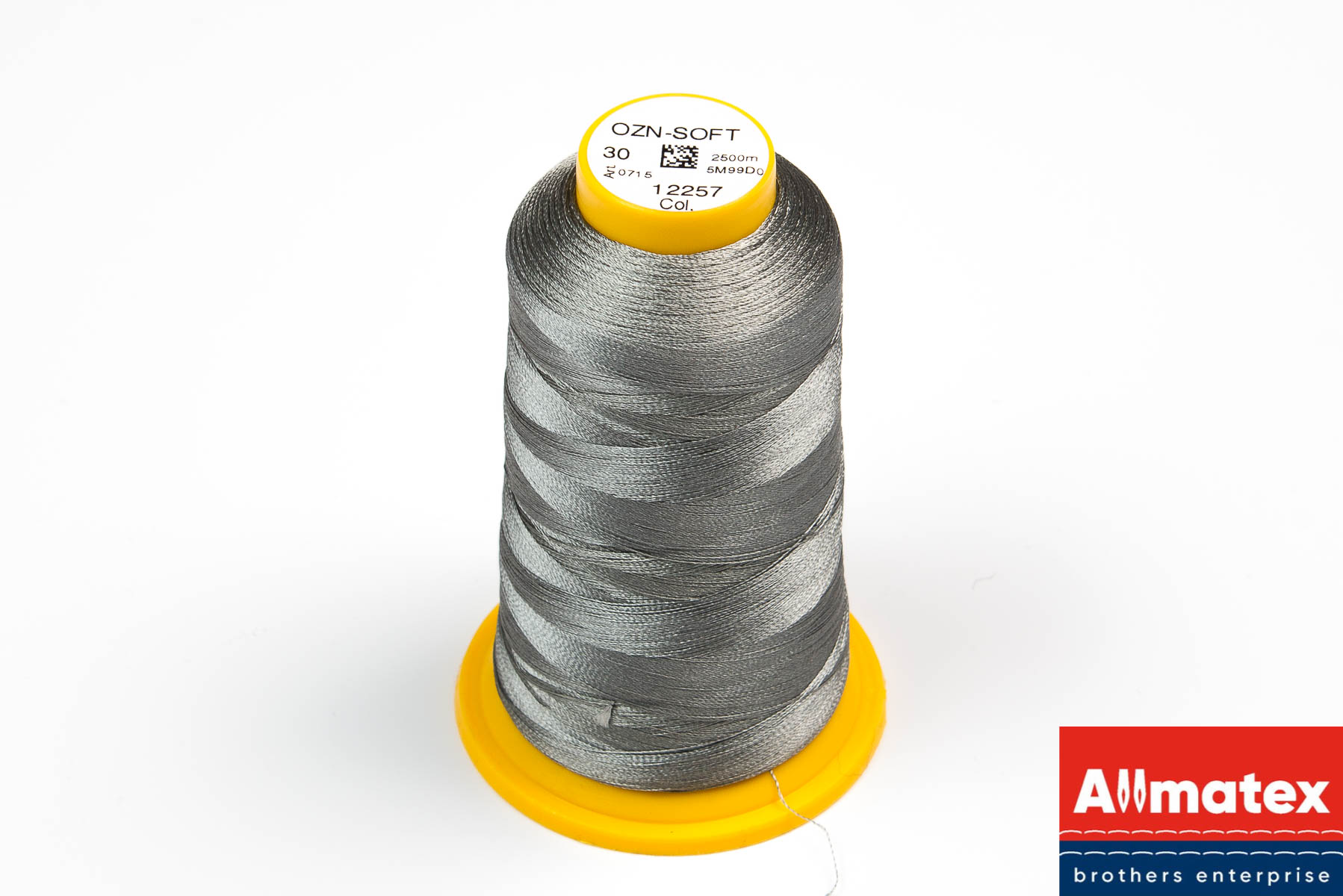 Нить Polyart №30 (80Л) темно-серая 