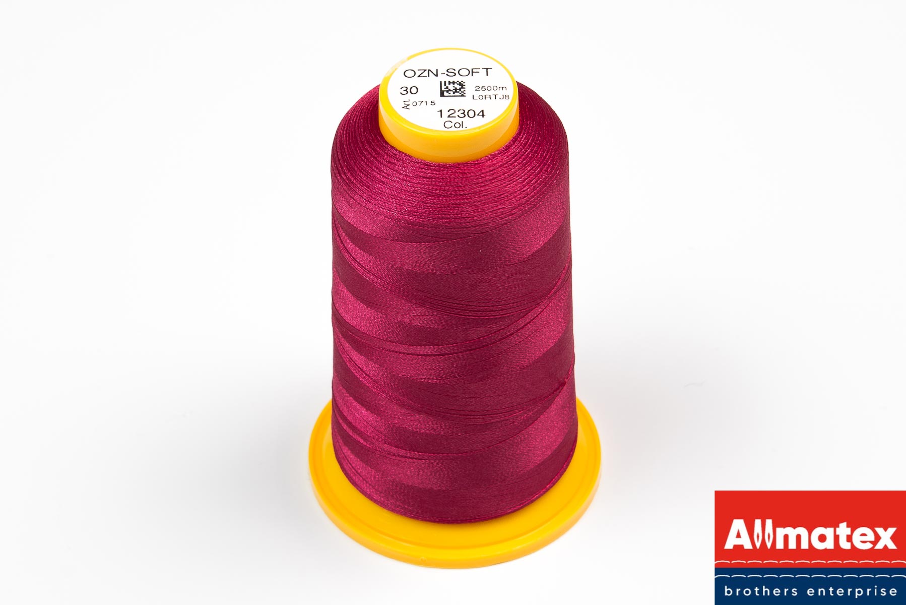 Нить Polyart №30 (80Л) бордовая