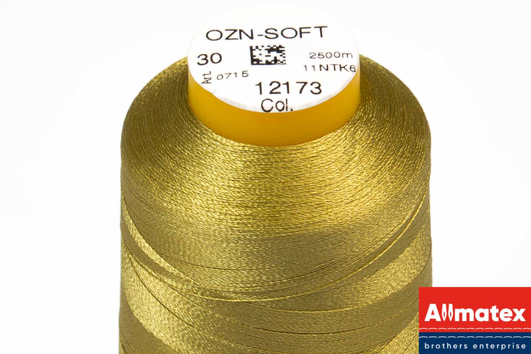 Нить Polyart №30 (80Л) темно-золотая 