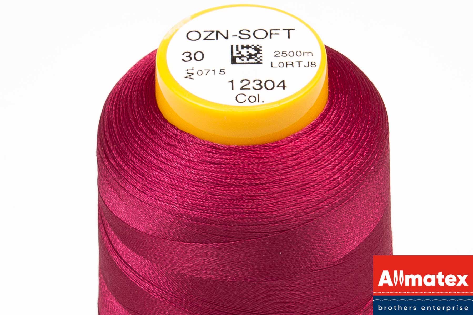 Нить Polyart №30 (80Л) бордовая