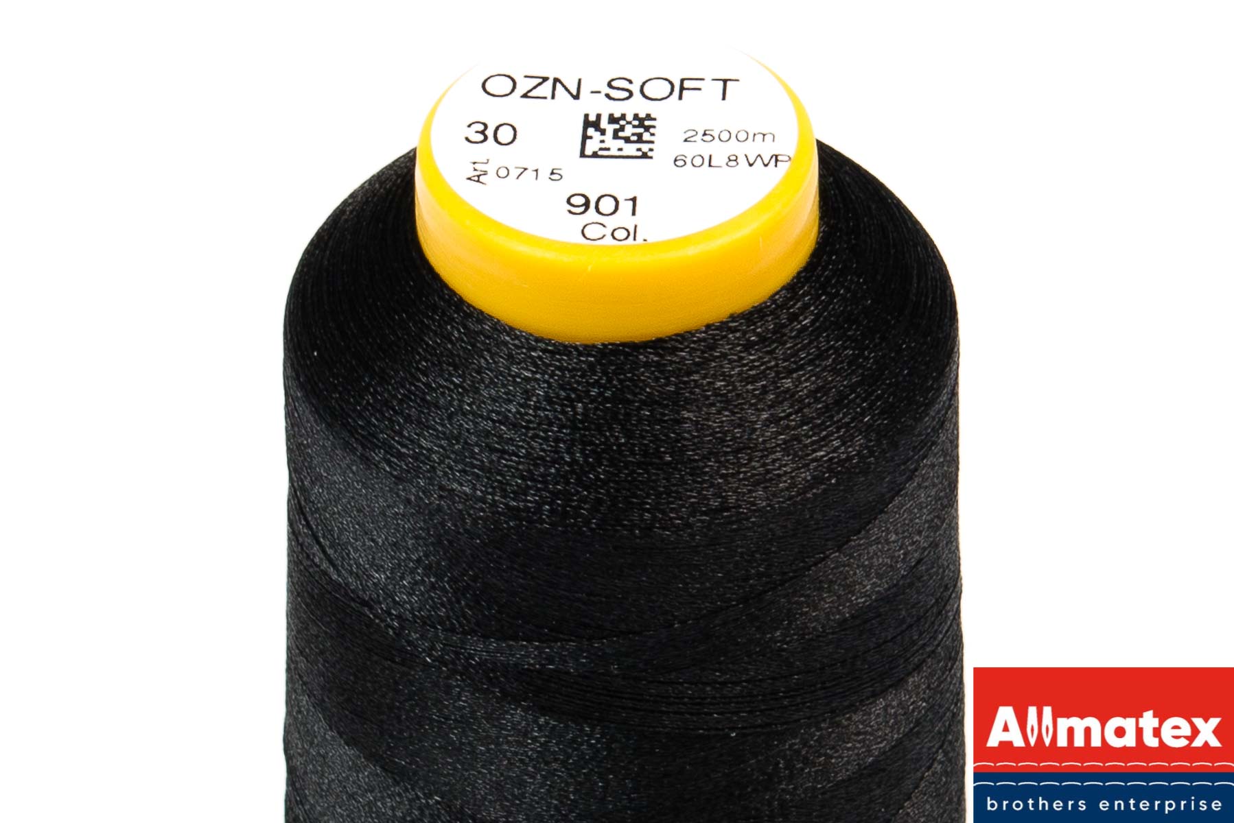 Нить Polyart №30 (80Л) черная