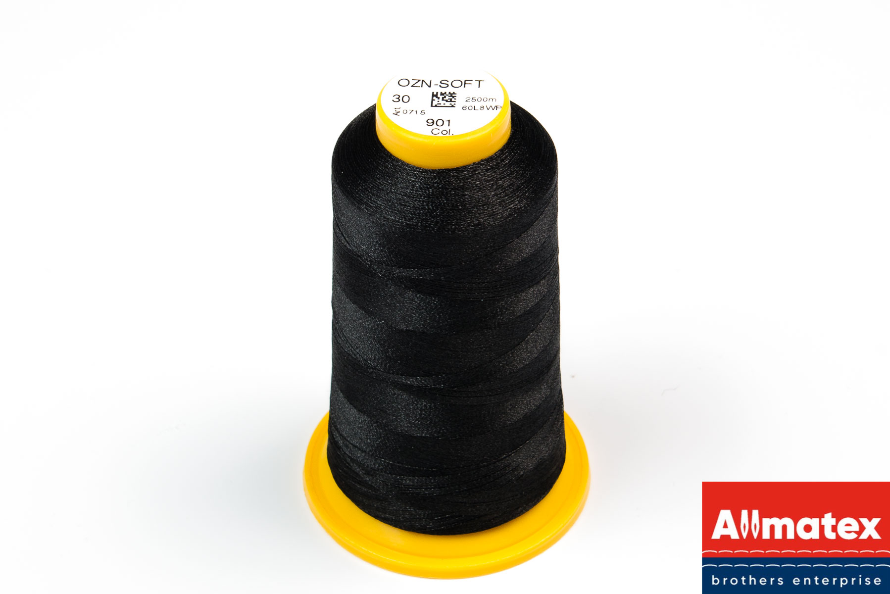 Нить Polyart №30 (80Л) черная