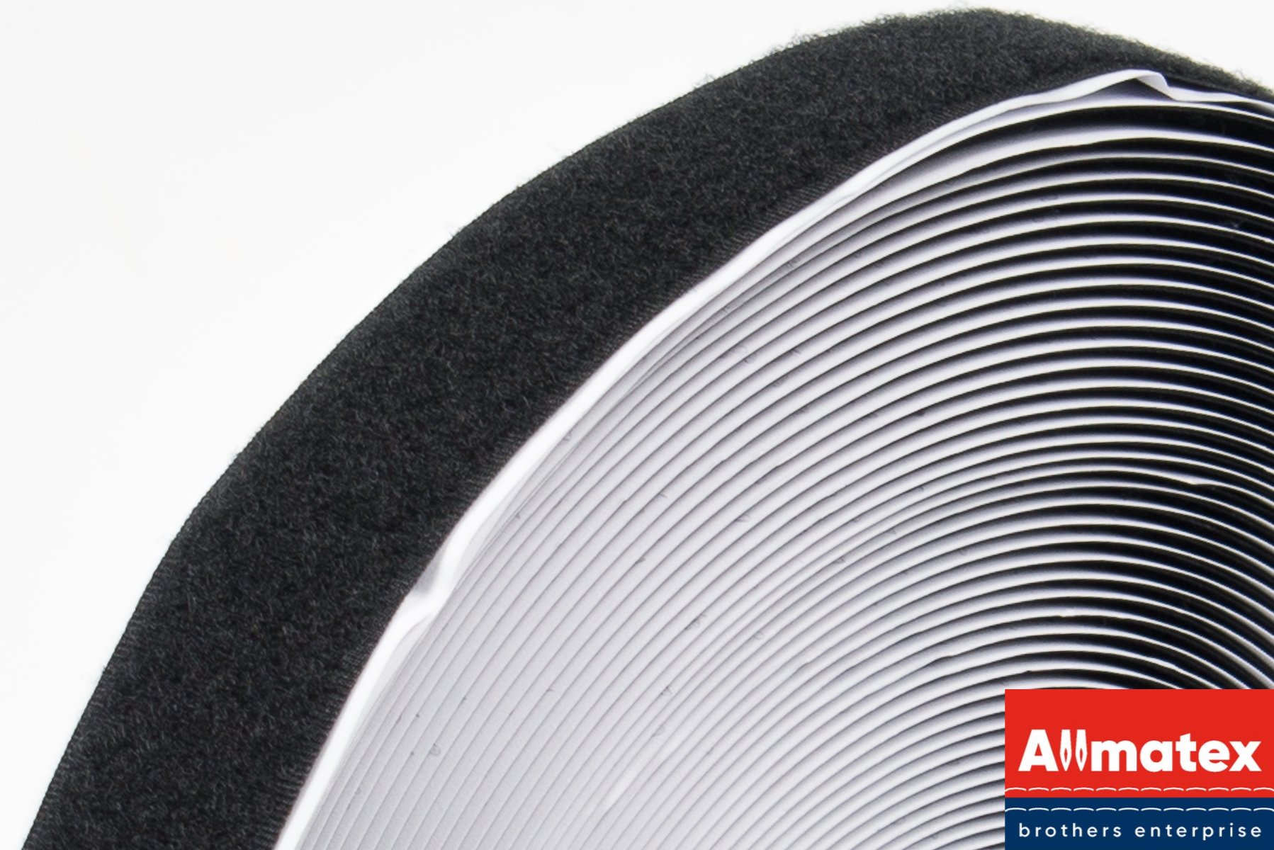 Лента контакт петля с клеевым слоем 30 мм 