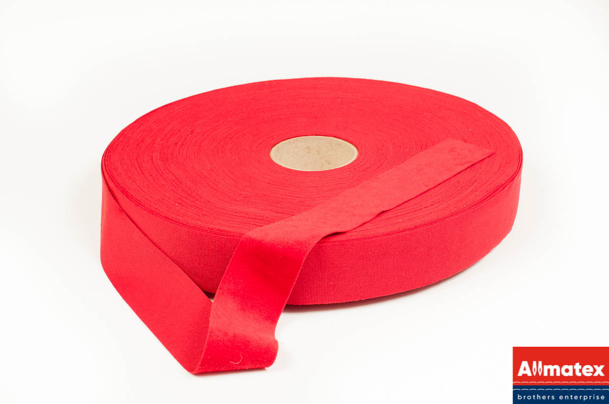 Лента бархатная MICROTEX красная 35 мм