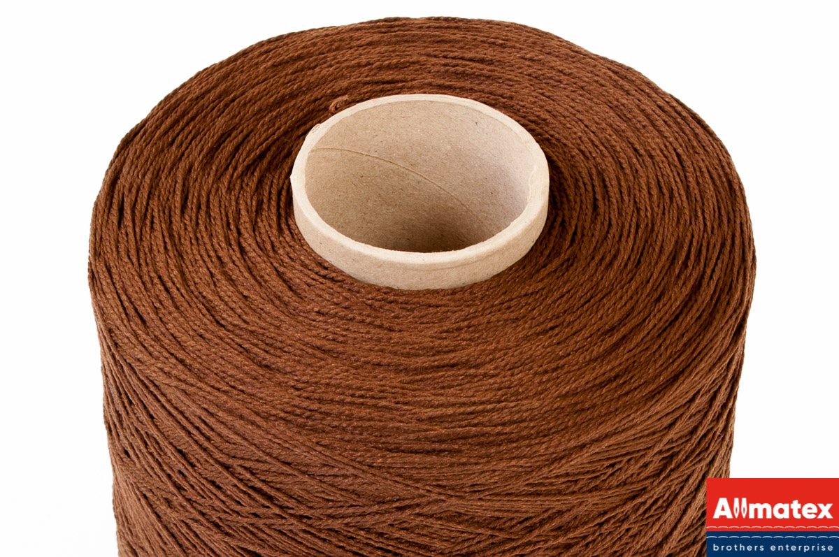 Нить каблированная коричневая