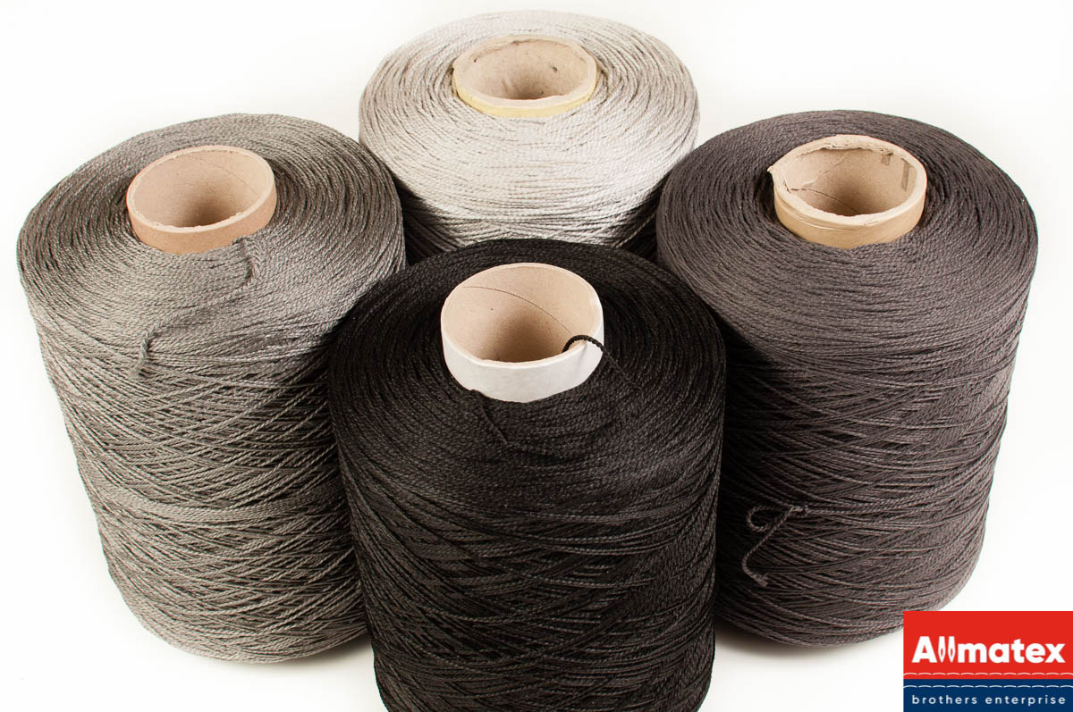 Нить каблированная темно-серая