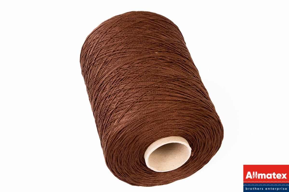 Нить каблированная коричневая
