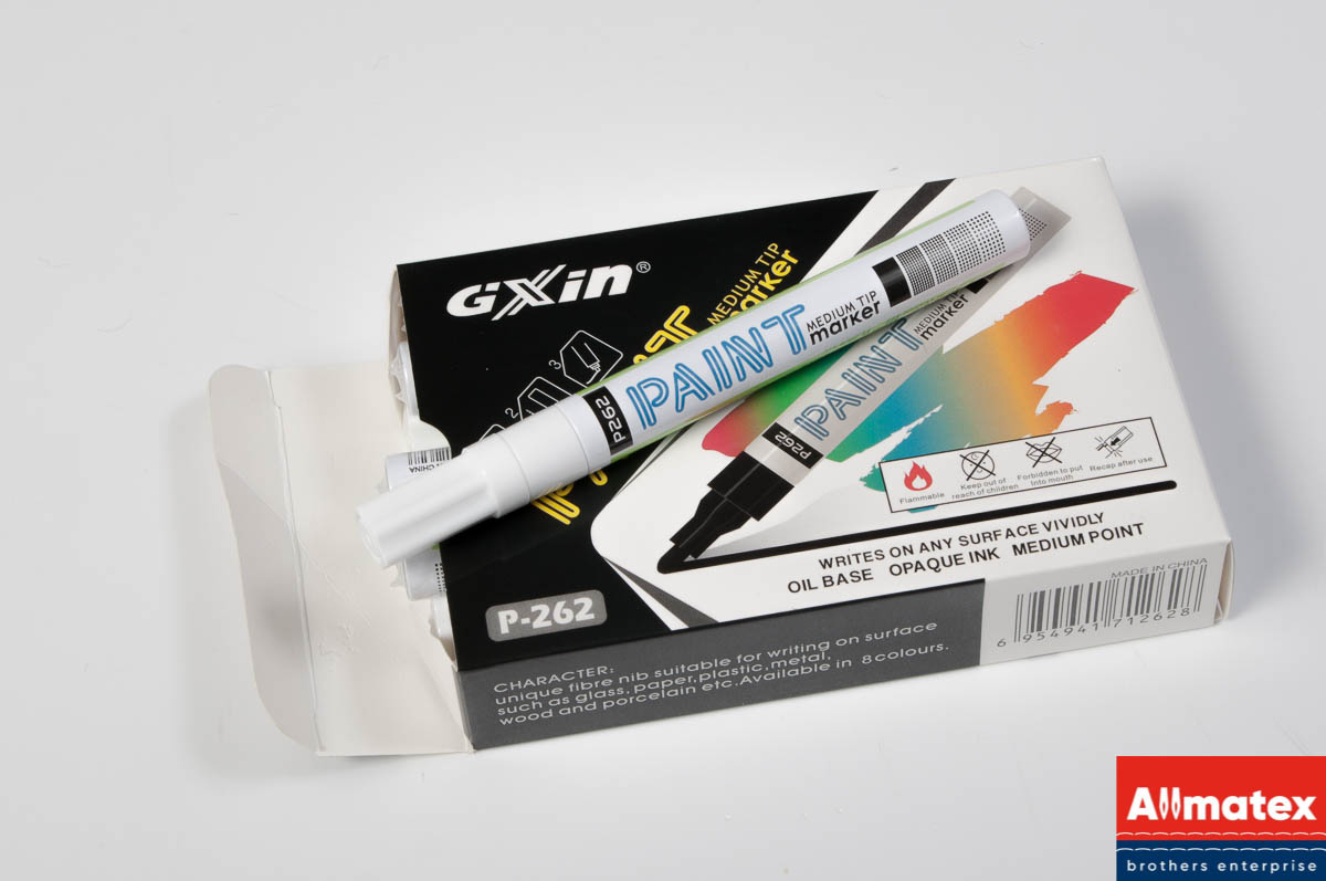 Маркер краска белый