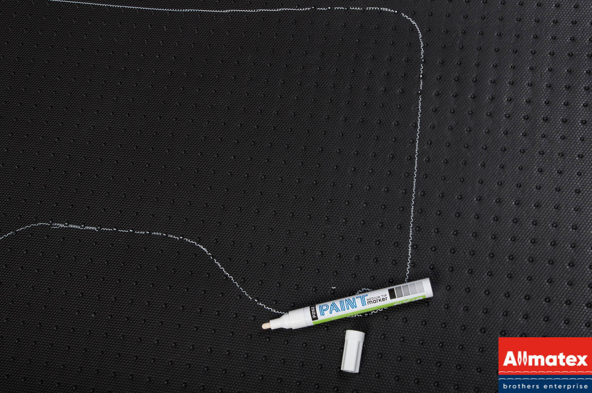 Маркер краска белый