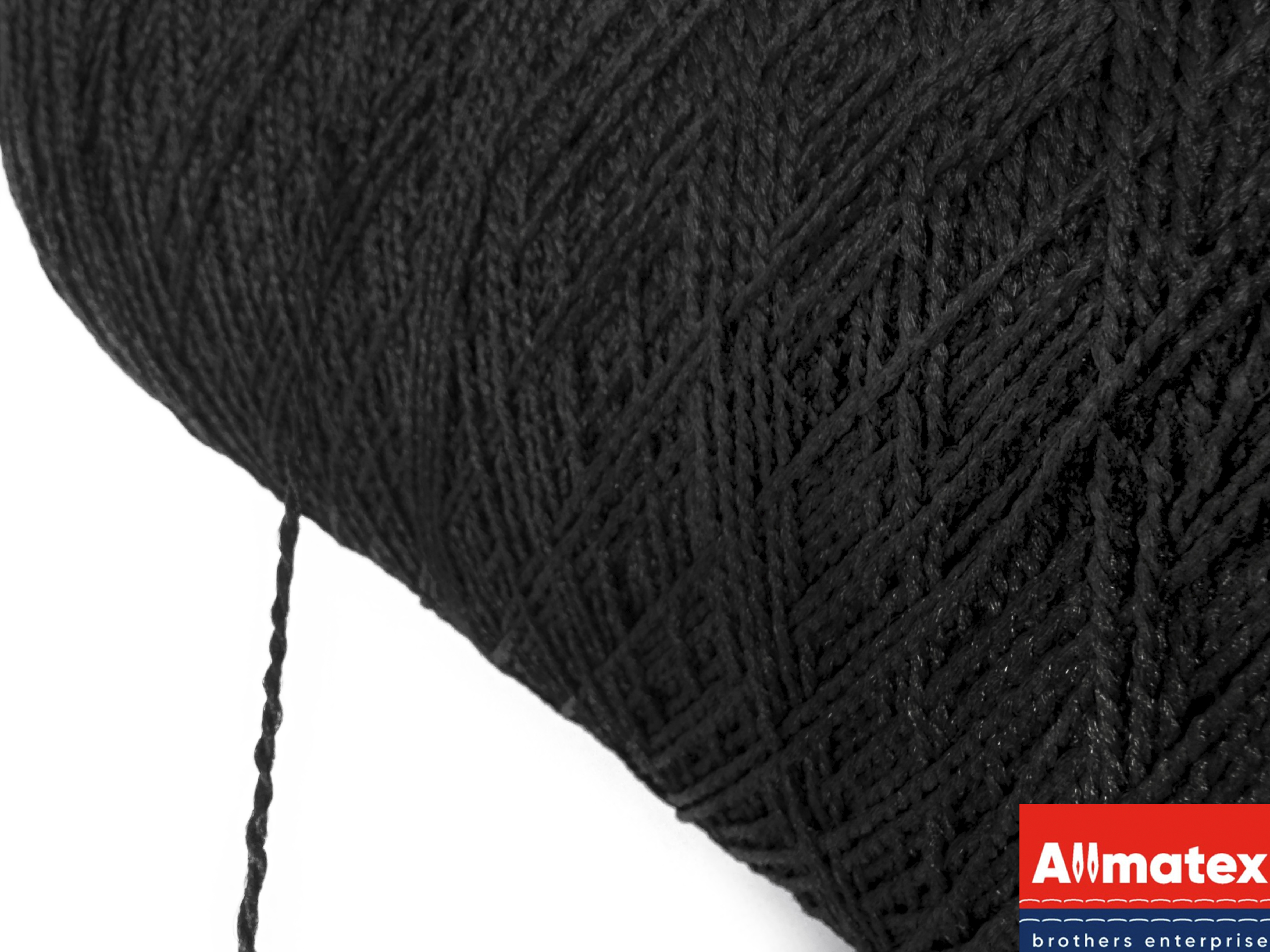 Нить каблированная черная