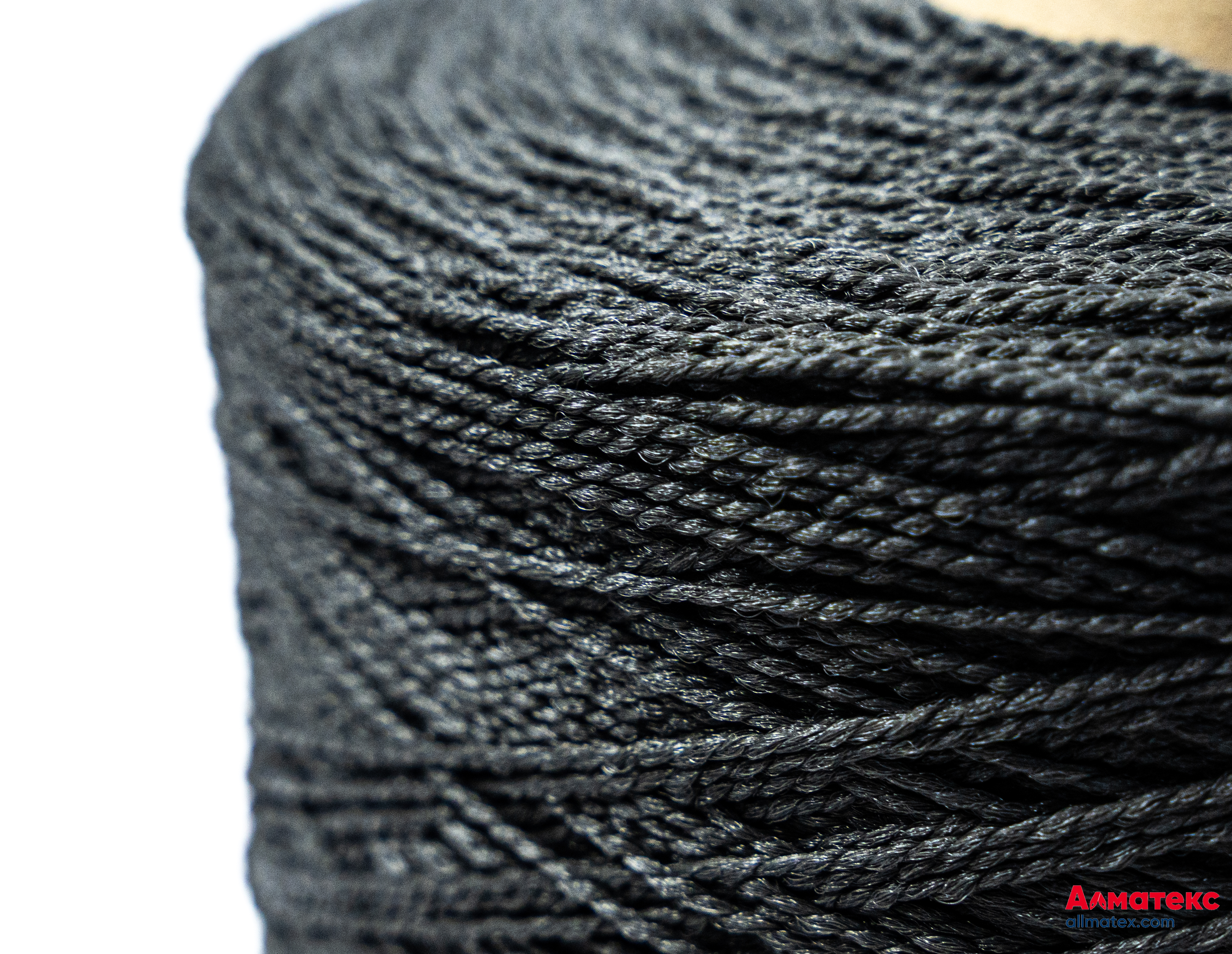 Нить окантовочная (каблированная) темно-серая