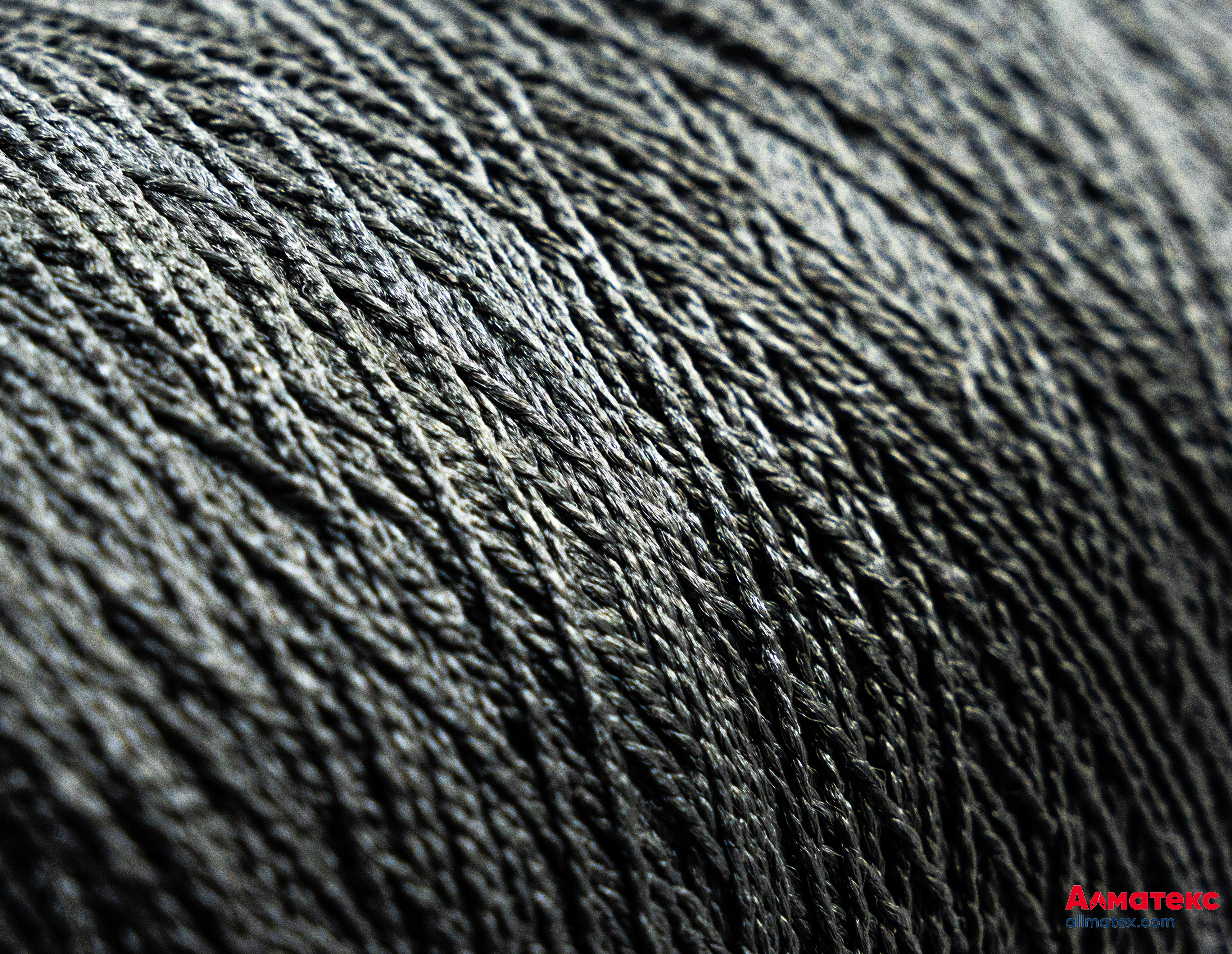 Нить окантовочная (каблированная) темно-серая