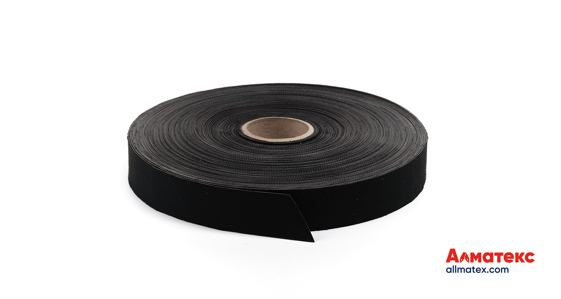 Лента нубуковая коричневая, ширина 35мм (63)