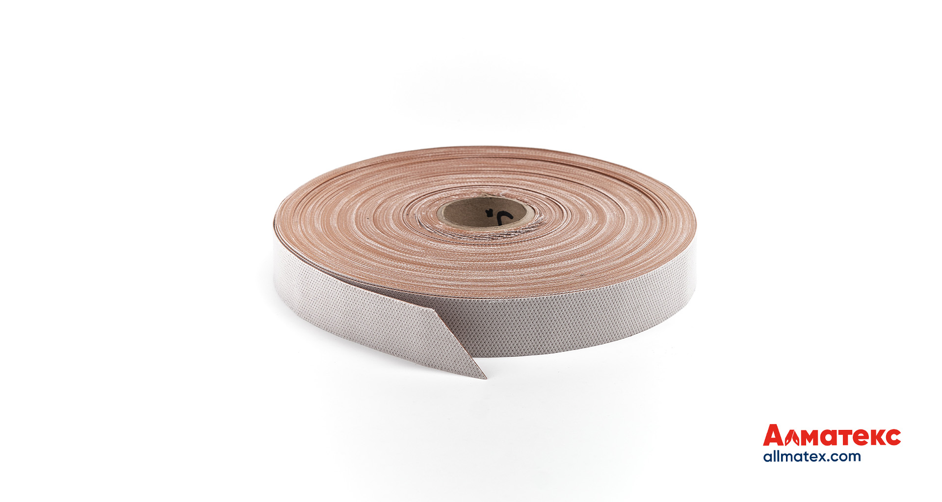 Лента нубуковая оранжевая, ширина 30мм (09)