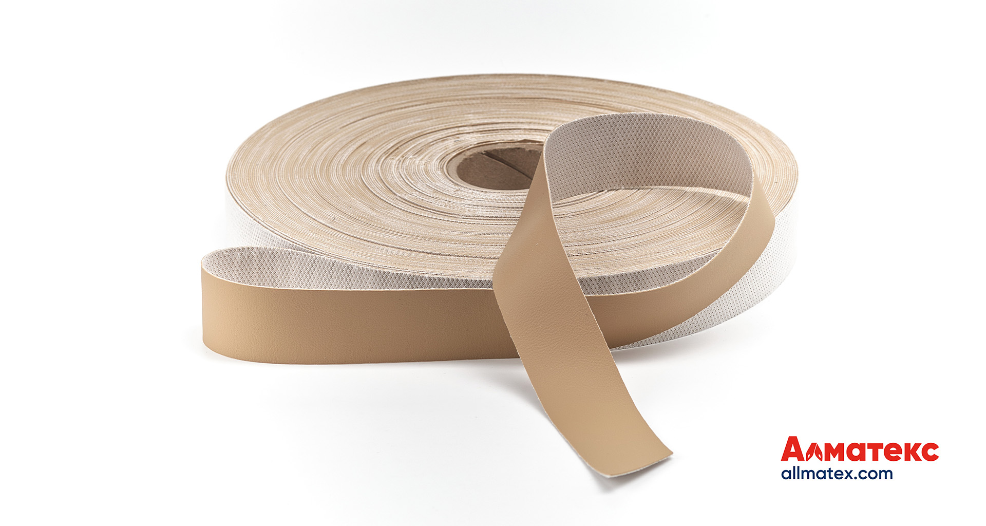 Лента нубуковая карамель 40 мм