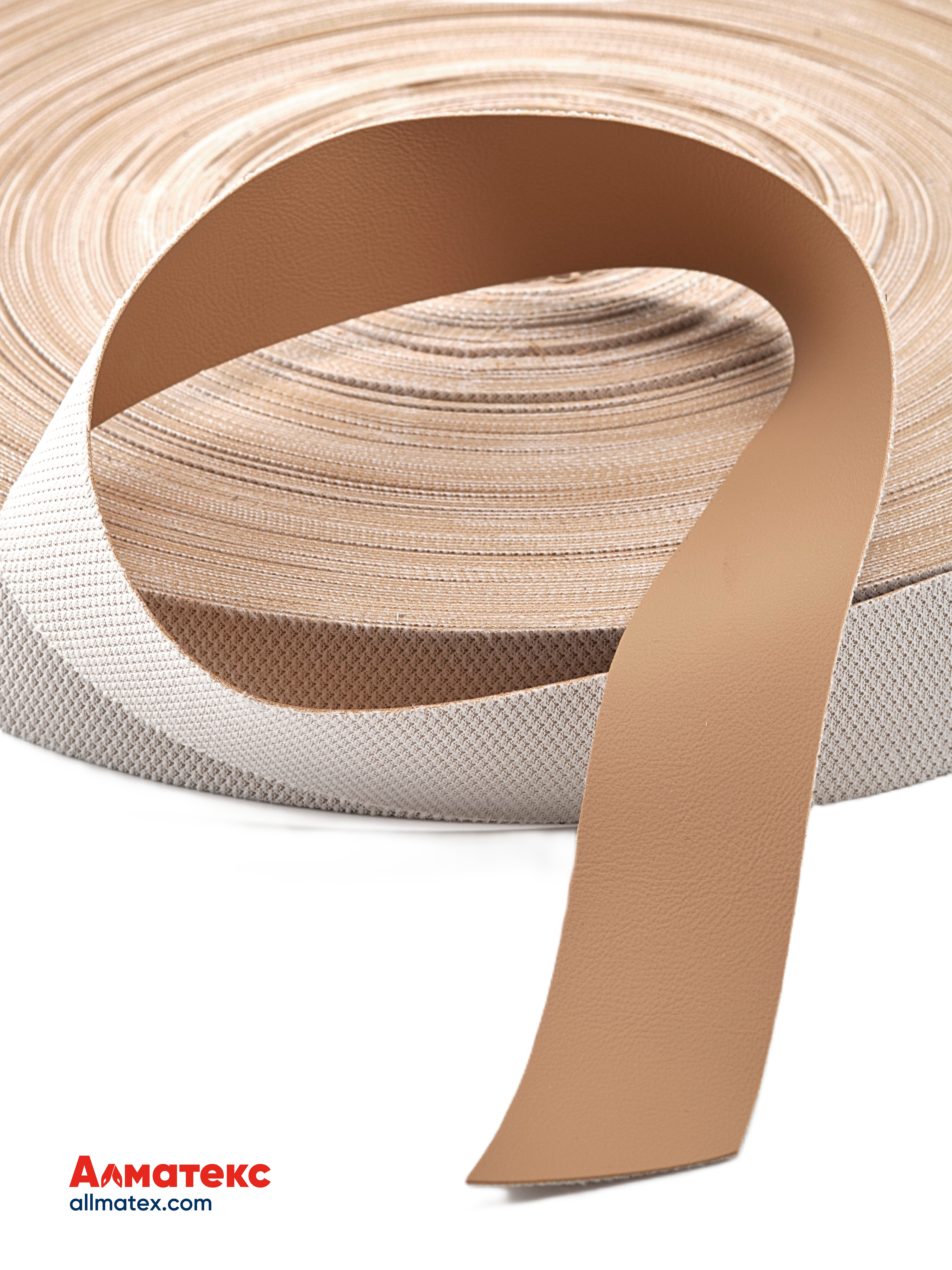 Лента нубуковая карамель 30 мм