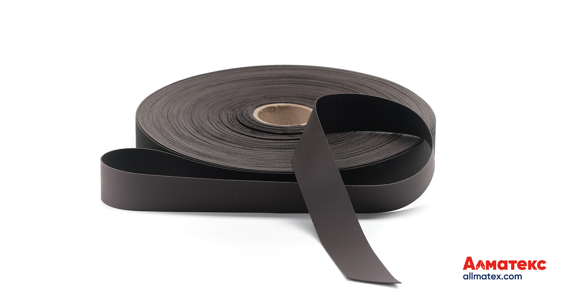 Лента нубуковая коричневая 30 мм